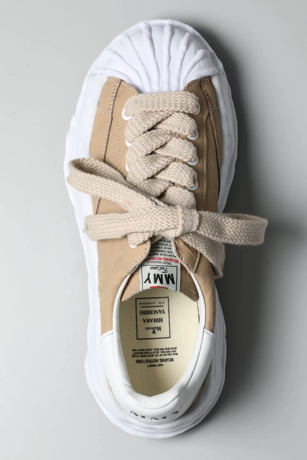 -BLAKEY Low- Original STC sole paper like leather Low-Top sneakers Beige