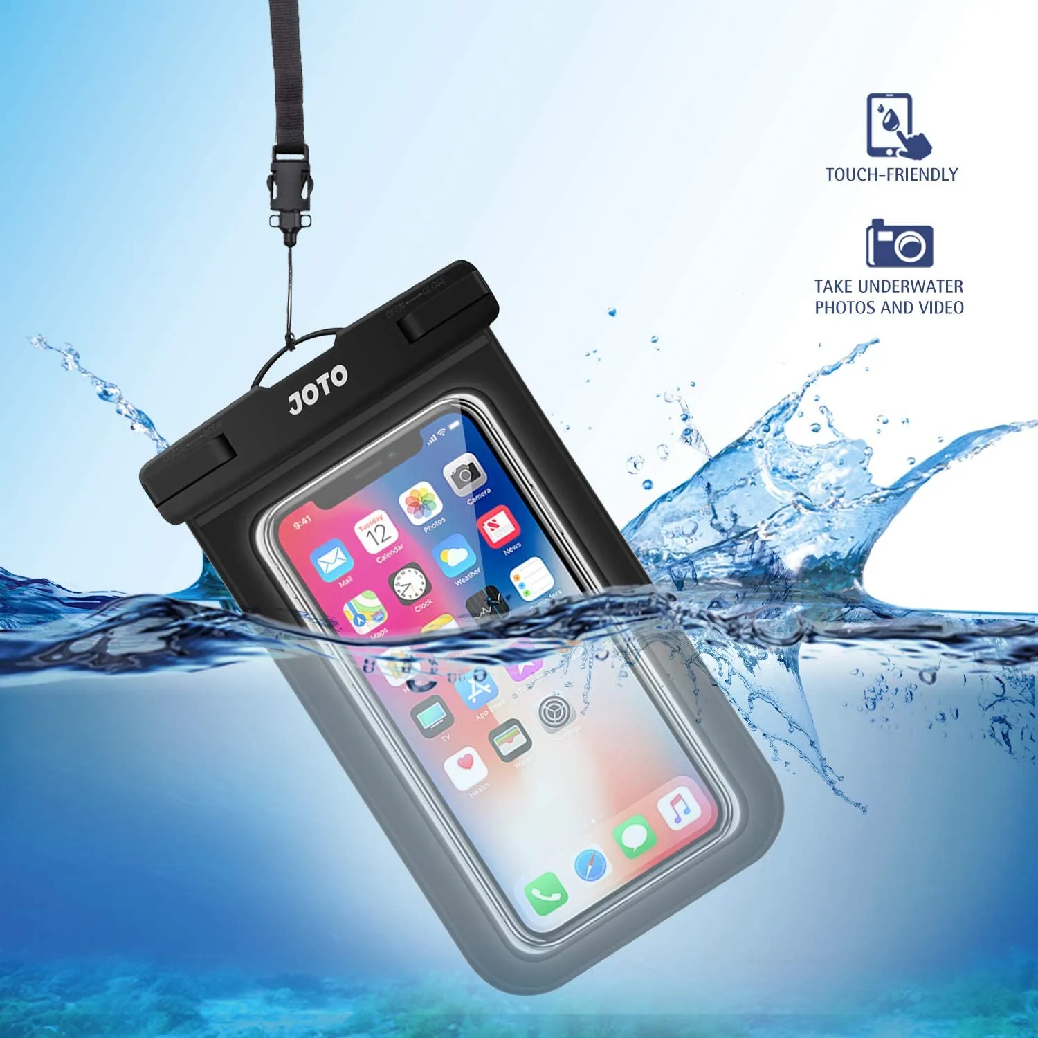 (4 Pack) Universal Waterproof Phone Pouch | JOTO