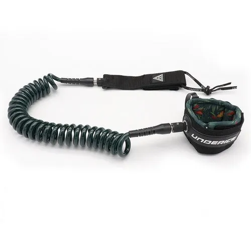 7MM 11 10FT Surfing Elastic Coiled SUP Paddle Leash Surfboard Ankle