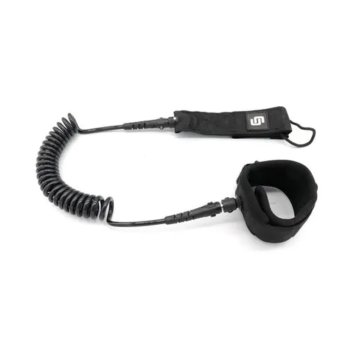 7MM 11 10FT Surfing Elastic Coiled SUP Paddle Leash Surfboard Ankle