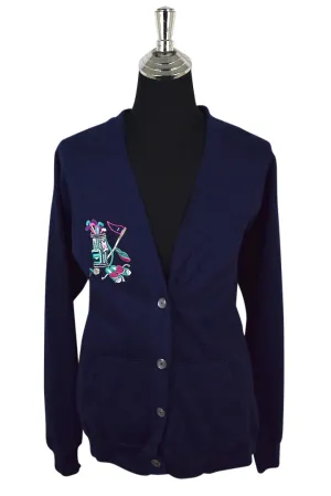 80s/90s Ladies Golf Cardigan