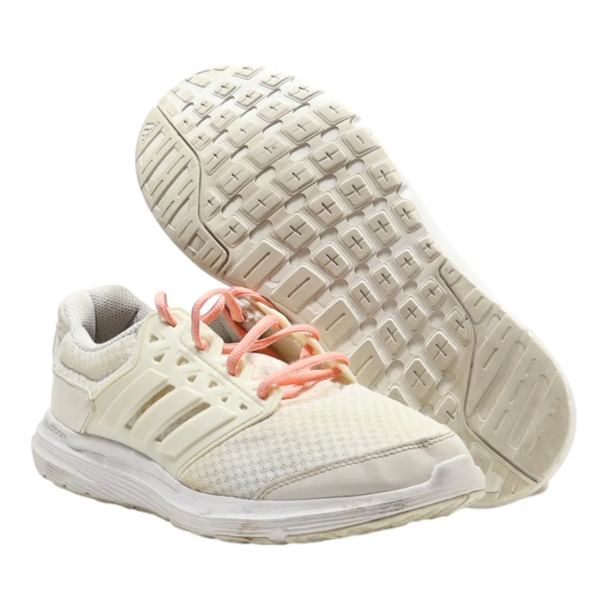 ADIDAS Cloud Foam Sneaker Trainers Beige Synthetic Womens UK 8