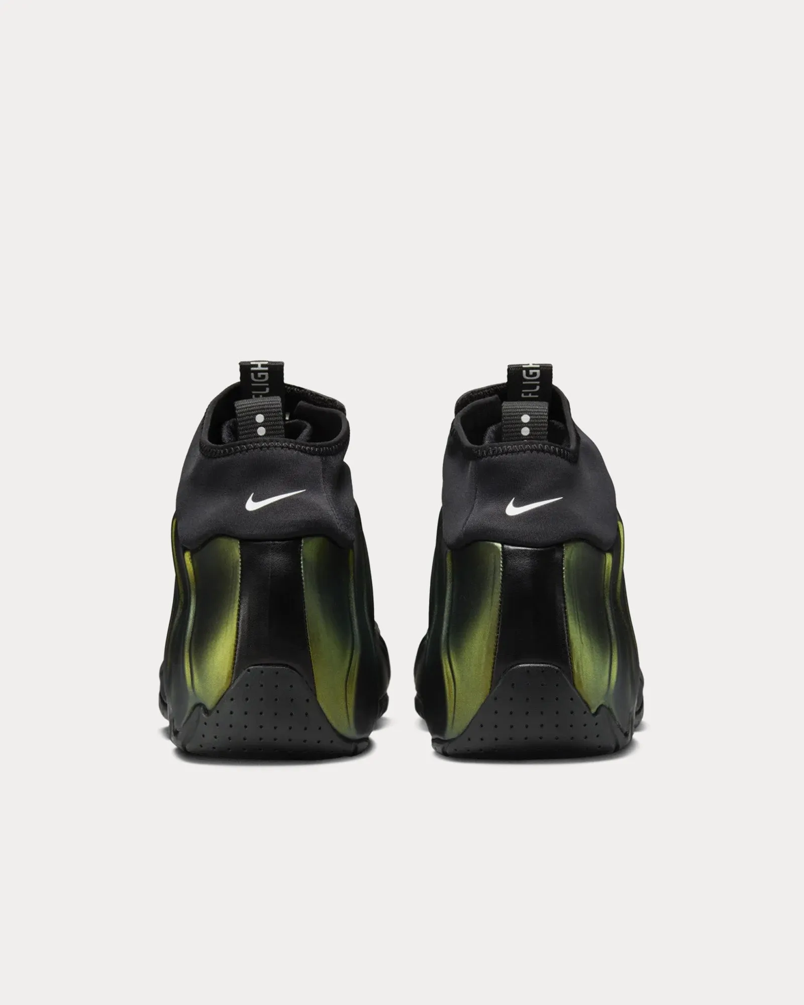 Air Flightposite Black / Metallic Gold High Top Sneakers