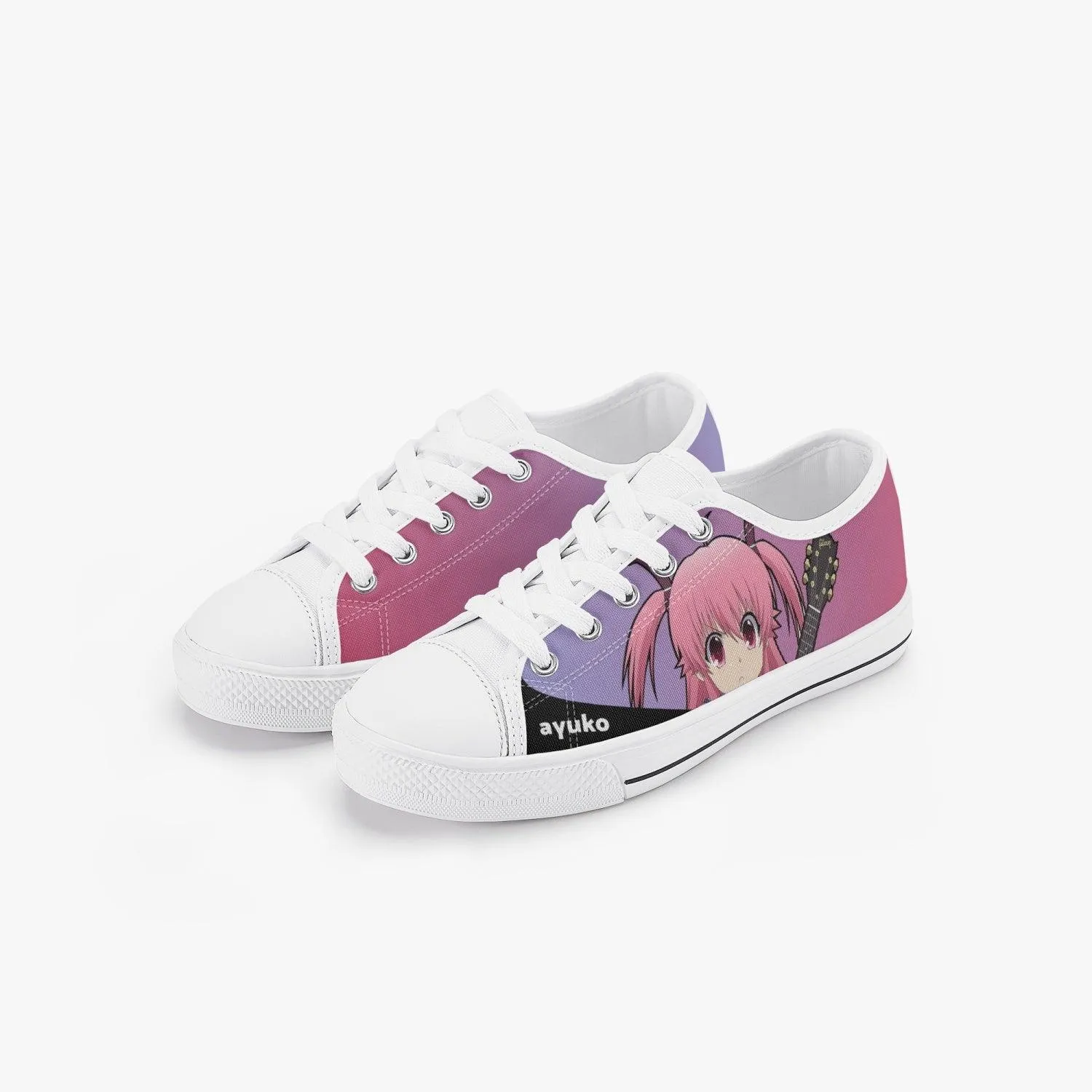 Angel Beats Yui Kids A-Star Low Anime Shoes