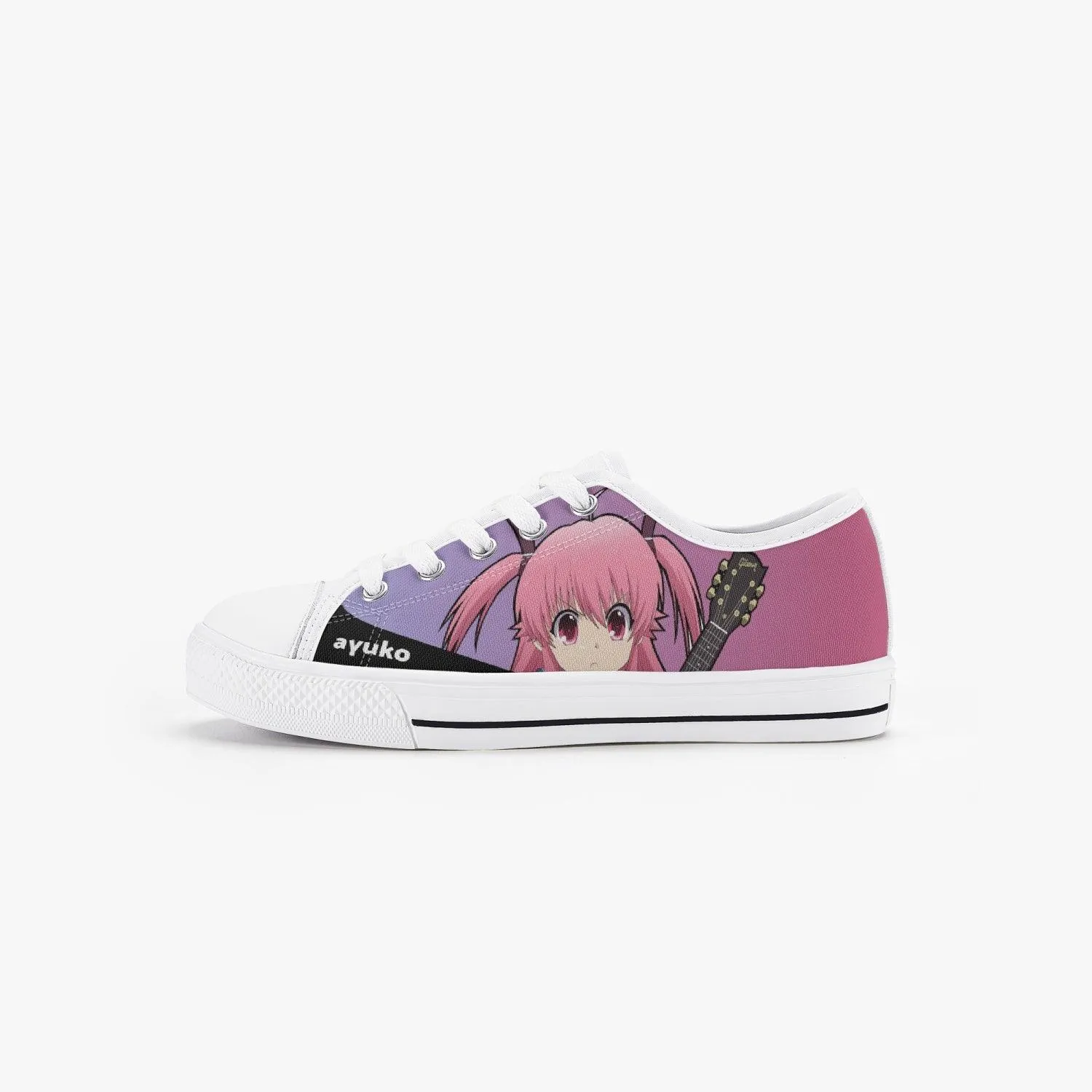 Angel Beats Yui Kids A-Star Low Anime Shoes