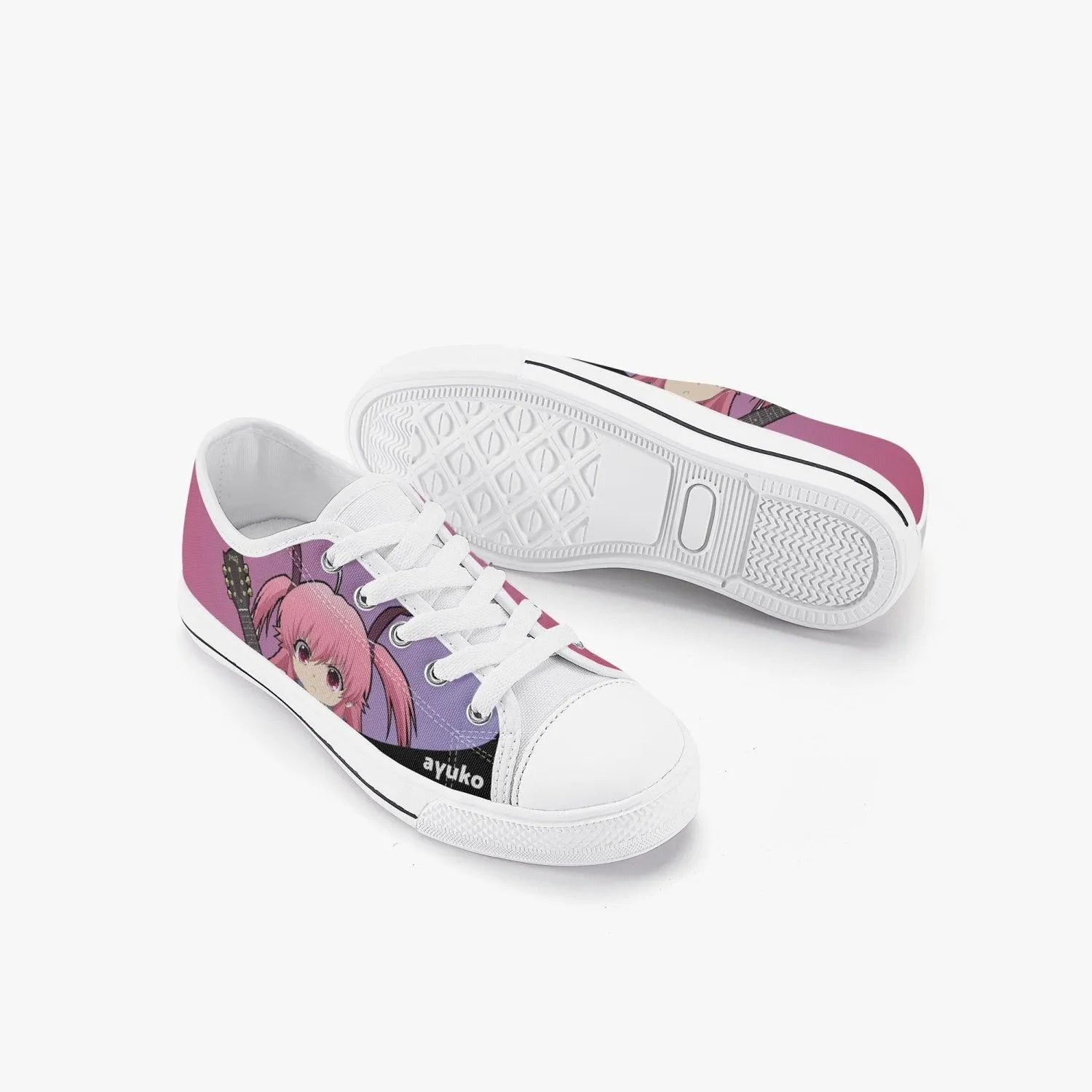 Angel Beats Yui Kids A-Star Low Anime Shoes