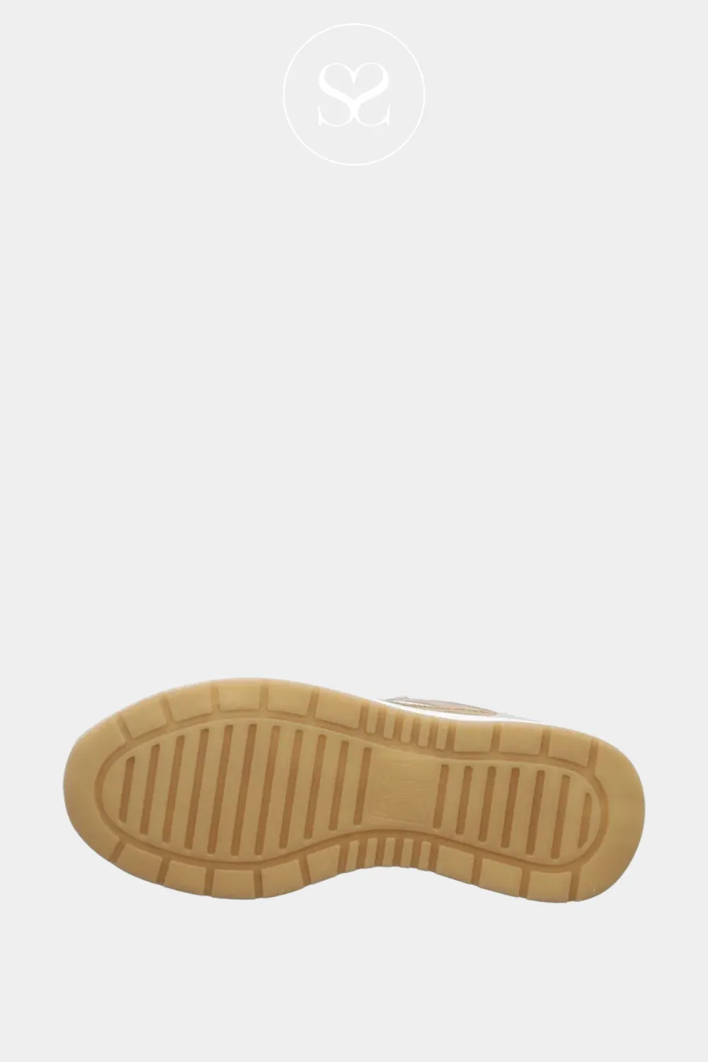 ARA 12-57702 NATURAL AND LEOPARD WEDGE TRAINERS