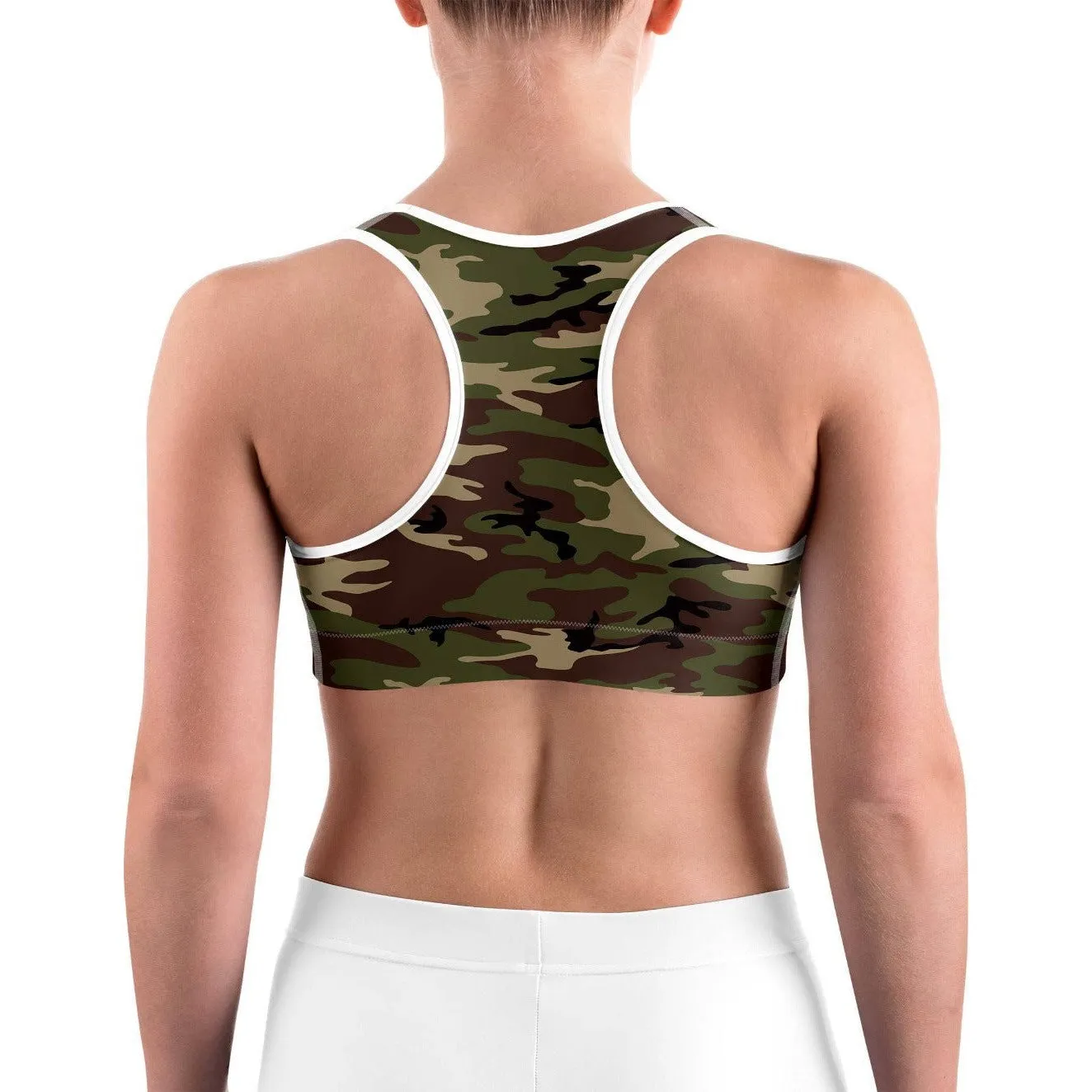 Army Camo Sports bra
