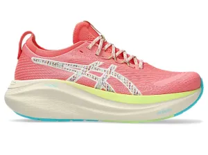 Asics Women's Gel-Nimbus 27 TR Sneaker in Nature Bathing/Guava