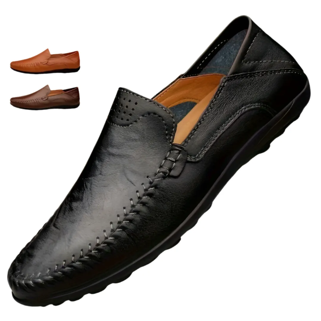 BACKWOODS | Men's Handmade Stitching Loafers