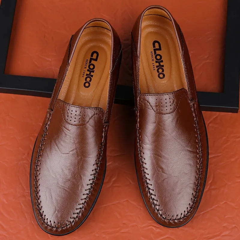 BACKWOODS | Men's Handmade Stitching Loafers
