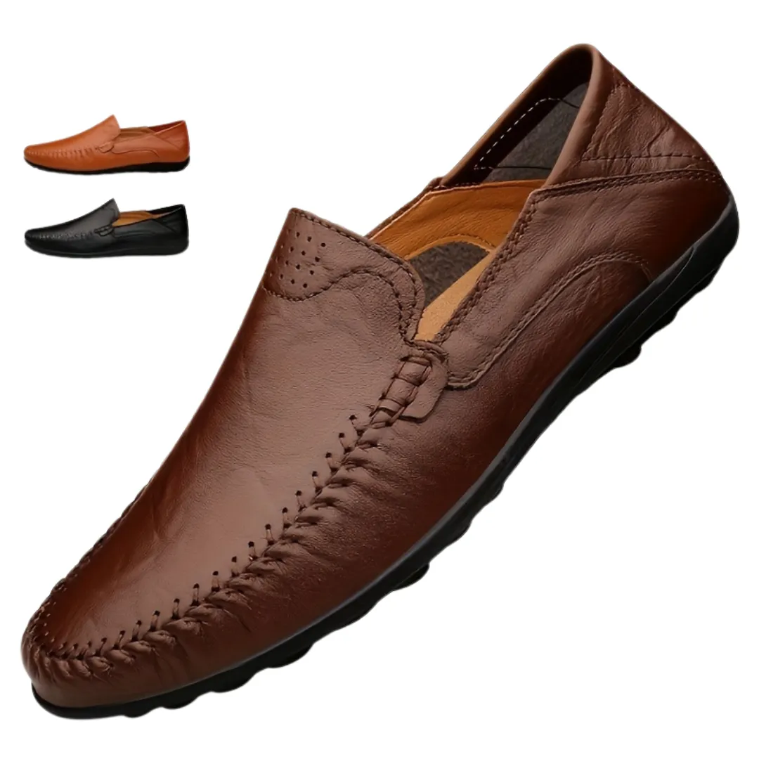 BACKWOODS | Men's Handmade Stitching Loafers