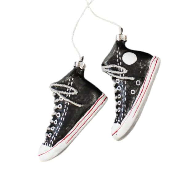 Black High Top Ornament 3"