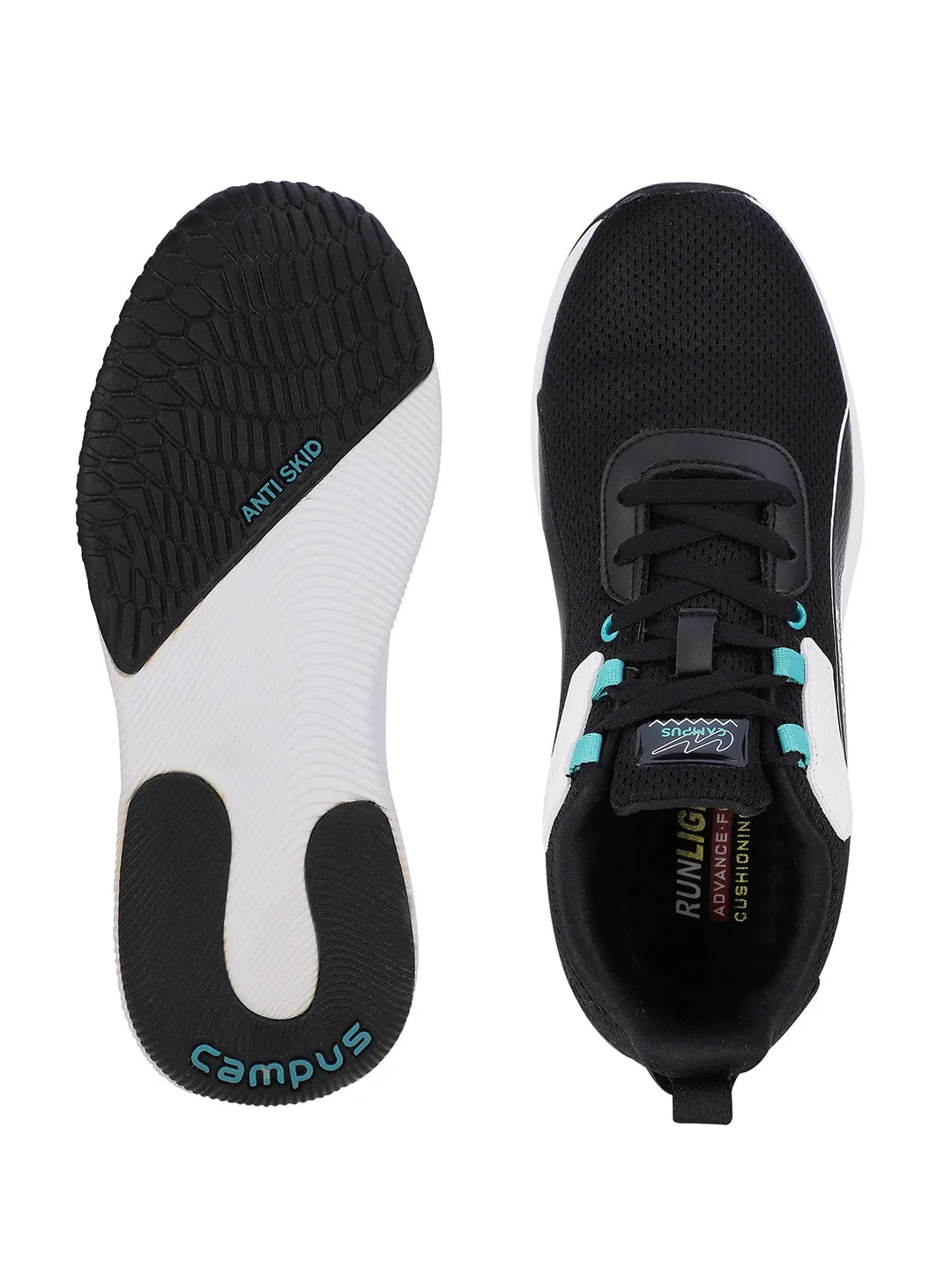CAMP BOXER Black Men's Running Shoes