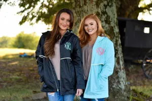 Charles River New Englander Rain Jacket Monogrammed for Women