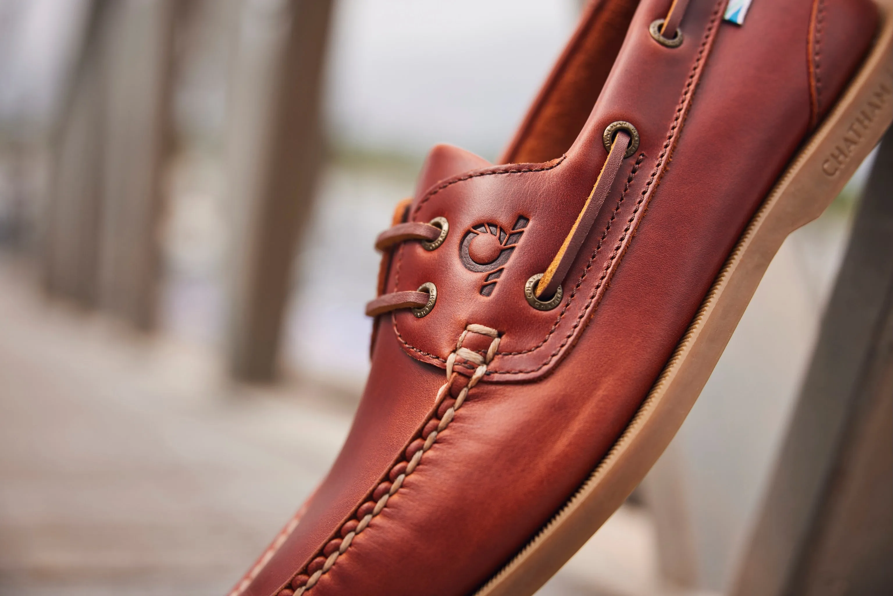 Chatham Men's Deck II G2 Boat Shoes Chestnut
