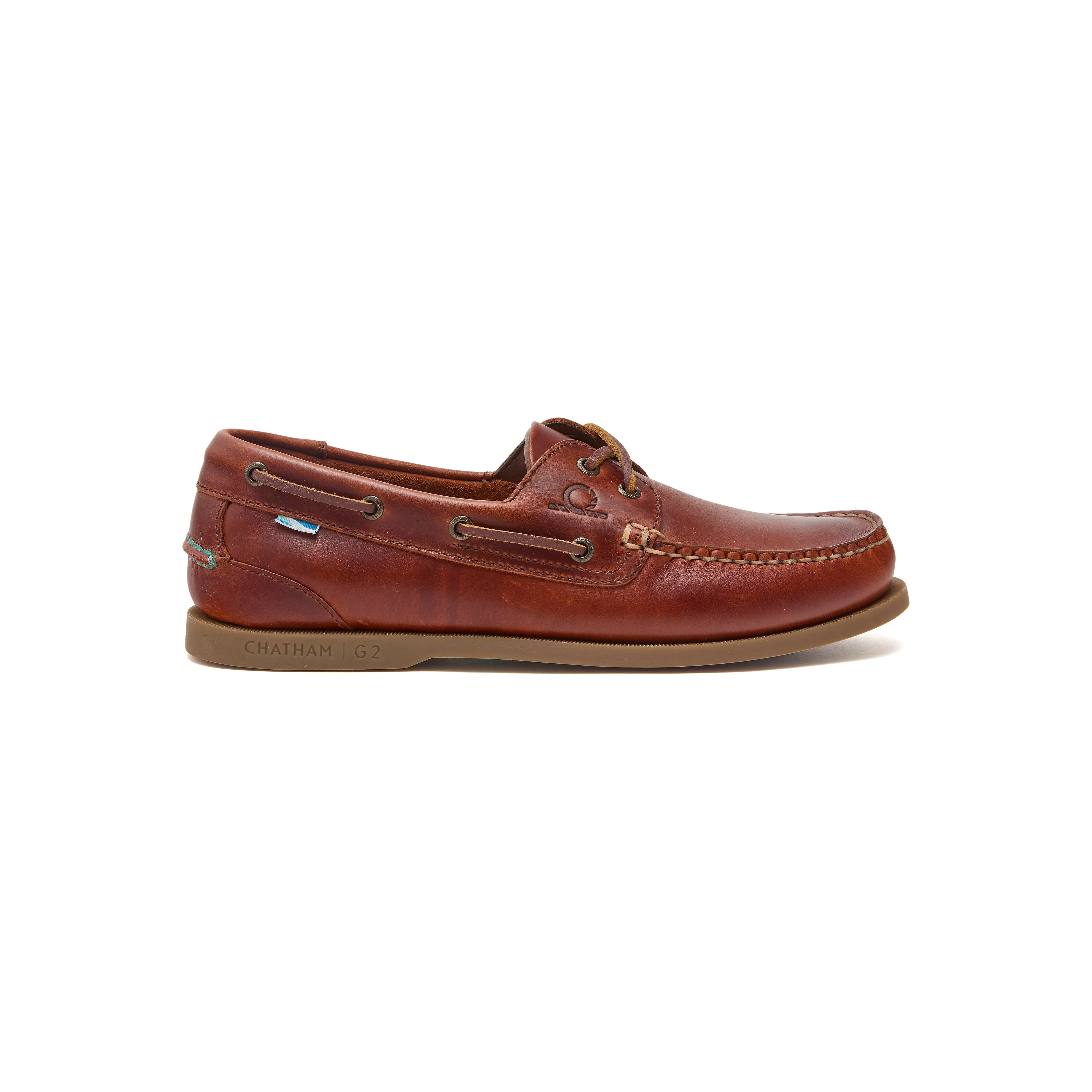 Chatham Men's Deck II G2 Boat Shoes Chestnut