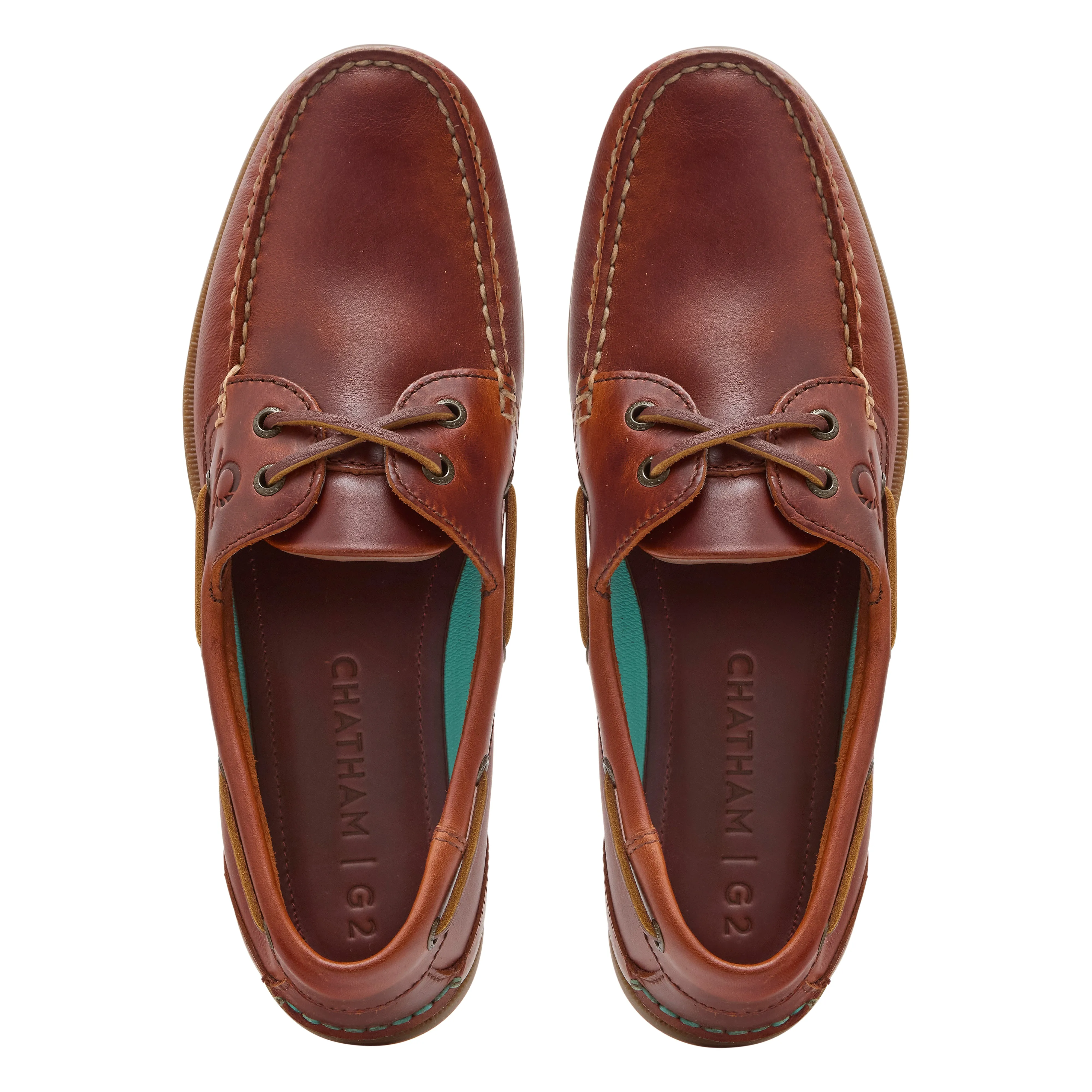 Chatham Men's Deck II G2 Boat Shoes Chestnut