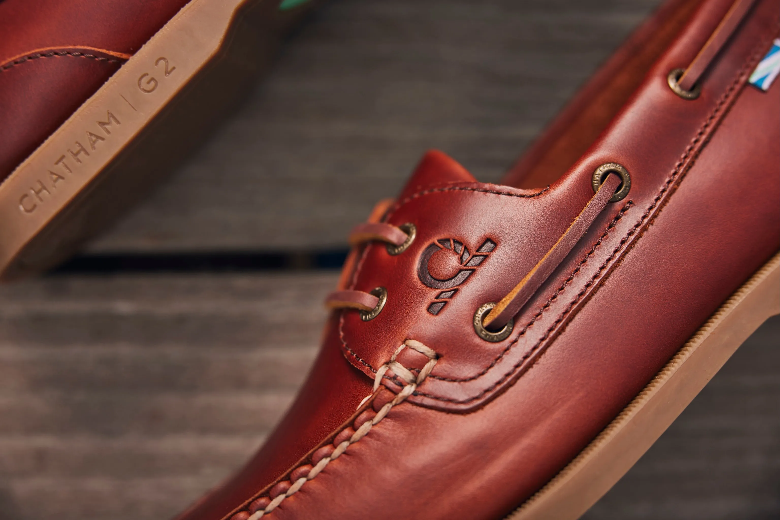 Chatham Men's Deck II G2 Boat Shoes Chestnut
