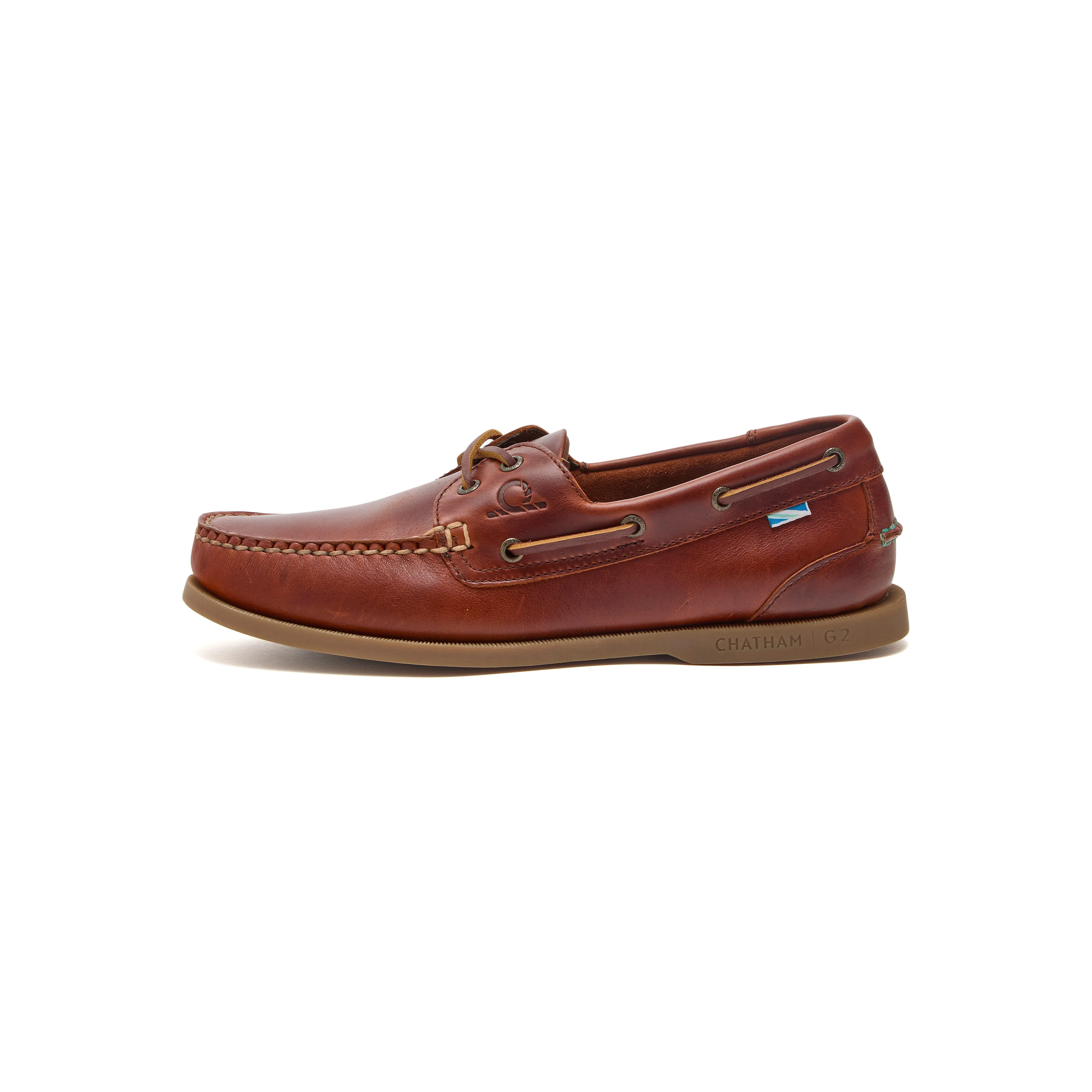 Chatham Men's Deck II G2 Boat Shoes Chestnut