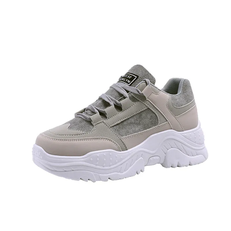 Chunky Sole Lace Trainers