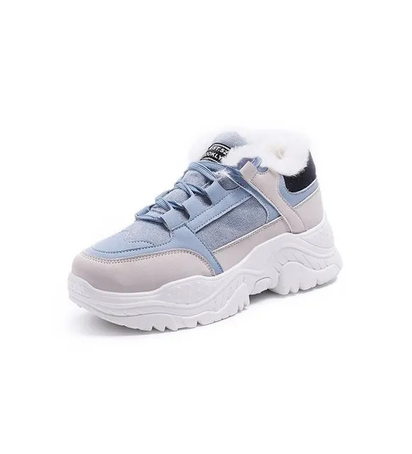 Chunky Sole Lace Trainers