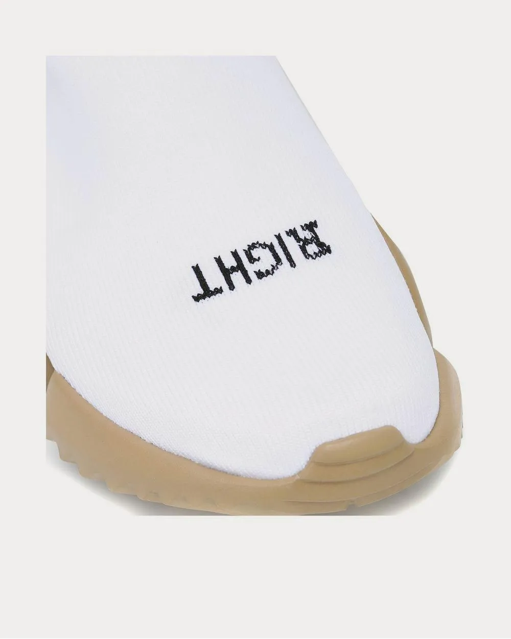 Classic Sock Runner White High Top Sneakers