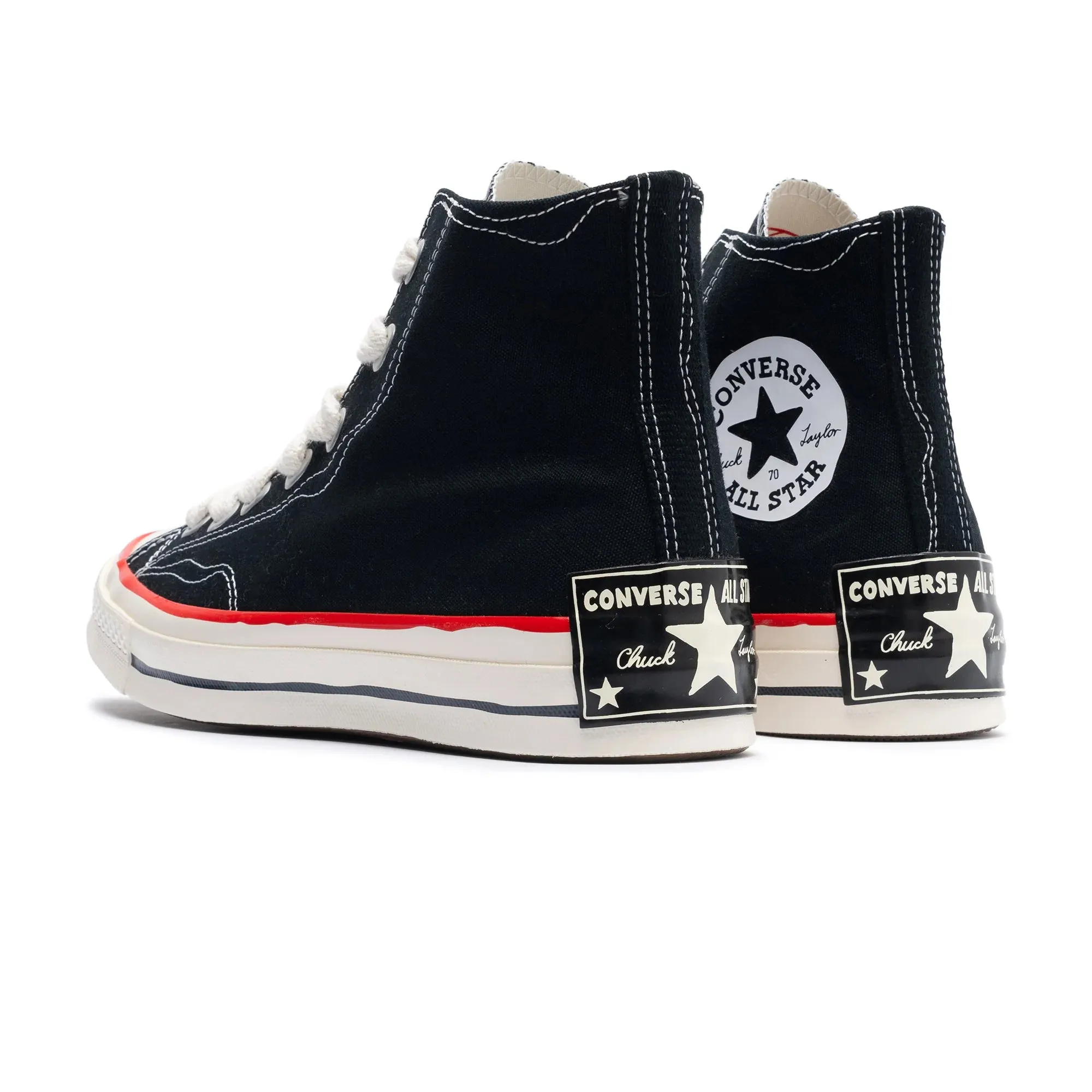 Converse - Chuck 70 High Top Black/White/Red A09139C