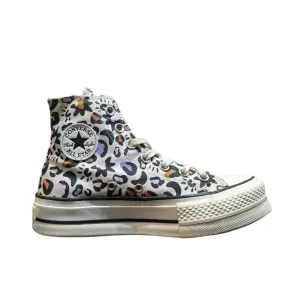 Converse Chuck Taylor All Star Mystic World Lift Hi-Top Trainers in Egret/Multi Size UK 4 / EU 36.5 / US 6