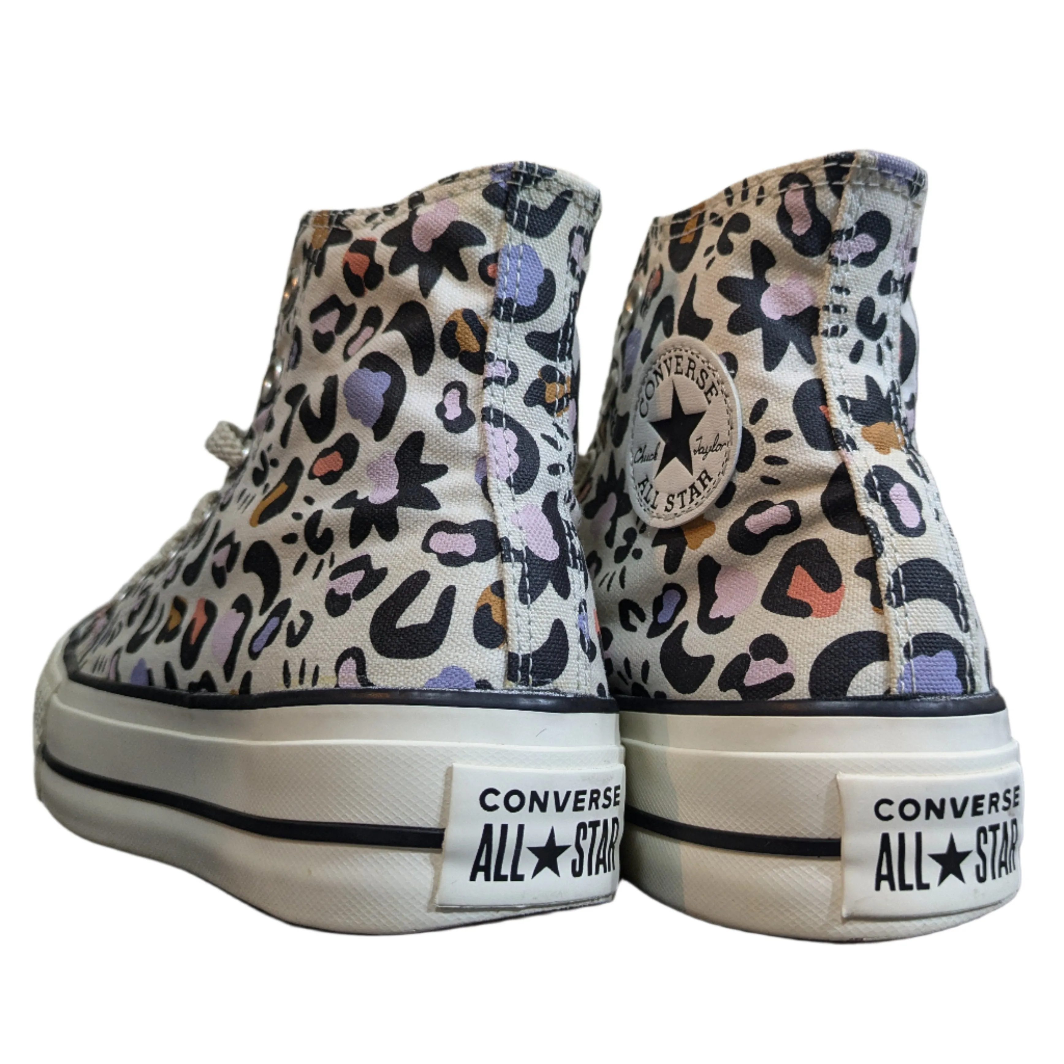 Converse Chuck Taylor All Star Mystic World Lift Hi-Top Trainers in Egret/Multi Size UK 4 / EU 36.5 / US 6