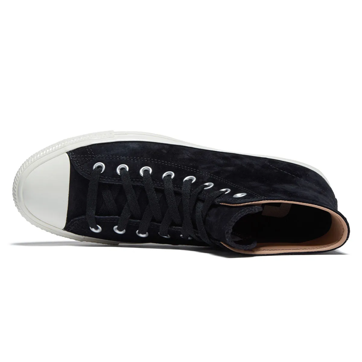 Converse Chuck Taylor All Star Pro Hi Shoes - Black/Egret/Vachetta Beige