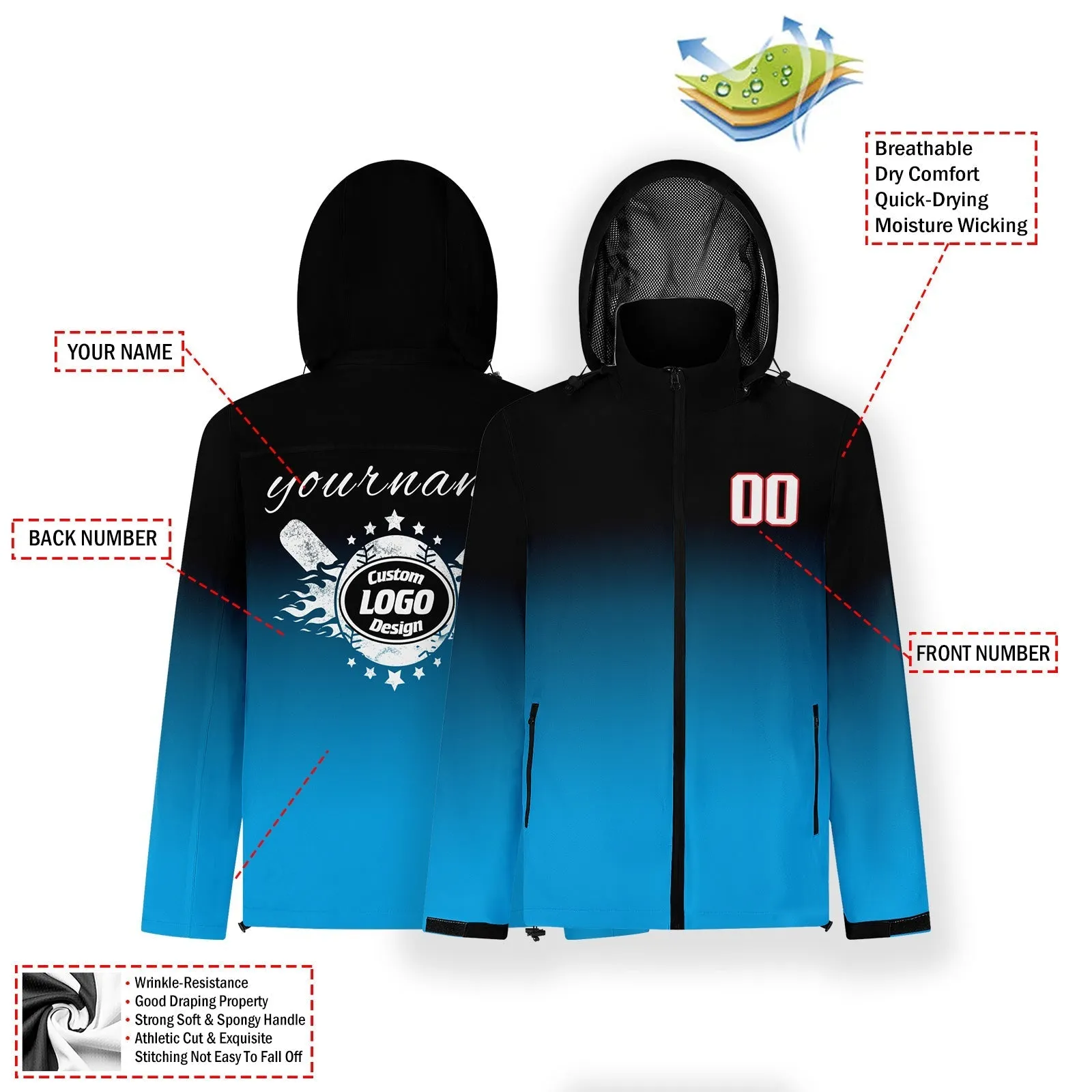 Custom Baseball Outerwear Hat and Shoes Combo Offer Personalized Combo ZH-E025023-16