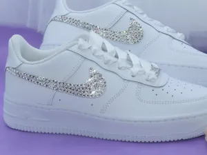 Custom Crystal Bridal Nike Air Force 1..