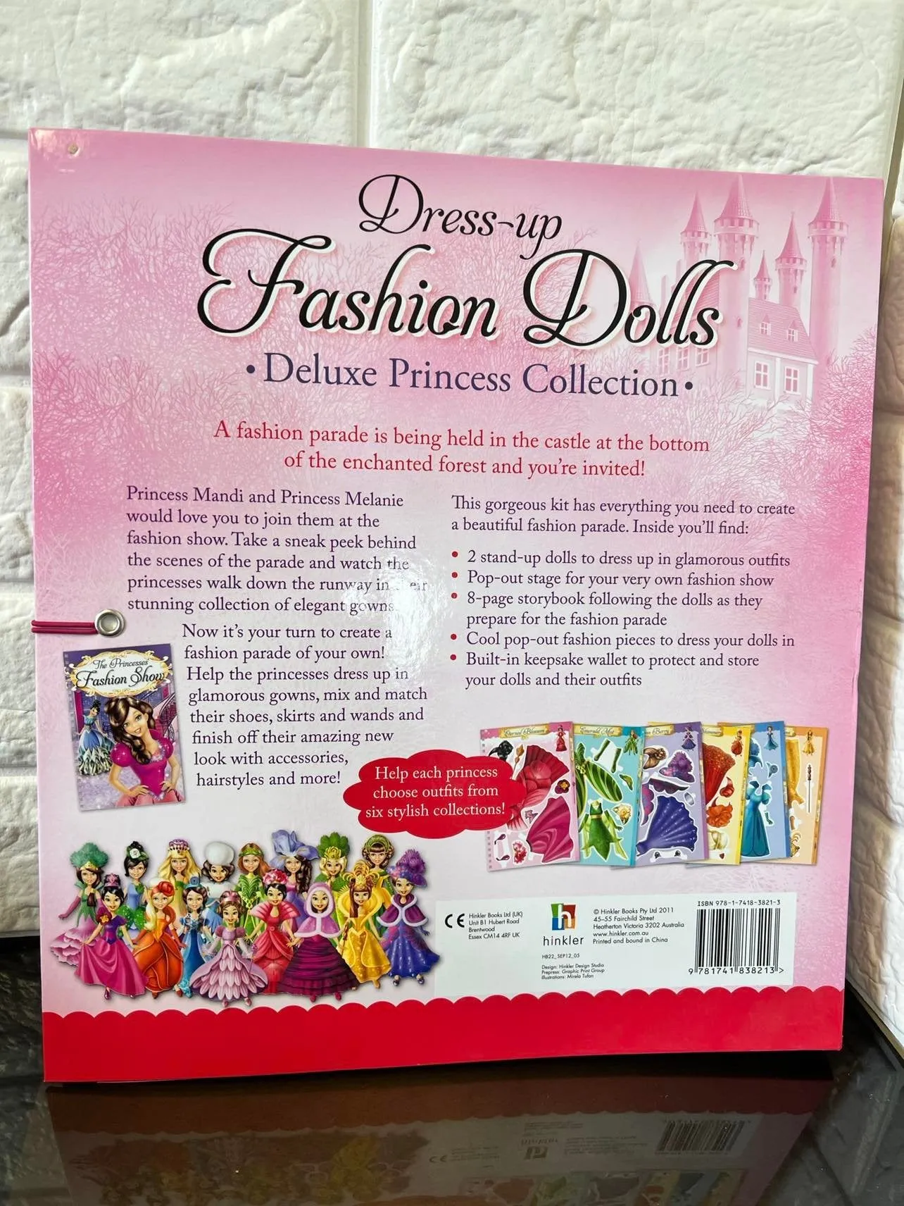 Dress Up Fashion Dolls, Deluxe Princess Collection 2 Doll Bindup, Hardcover