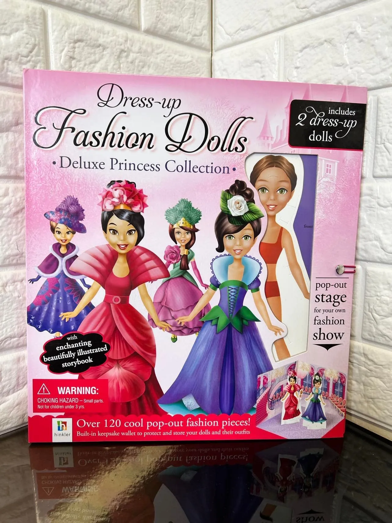 Dress Up Fashion Dolls, Deluxe Princess Collection 2 Doll Bindup, Hardcover