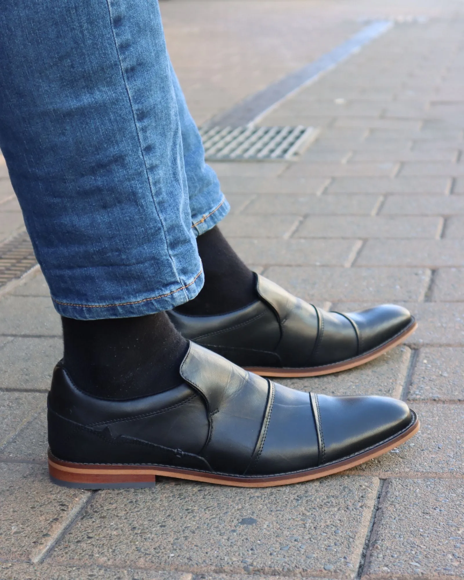 DUBLIN DRESS SHOES BLACK LEATHER