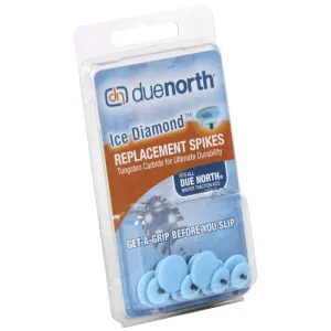 Duenorth Ice Diamond Replacement Spikes for Traction Aid - 6PK