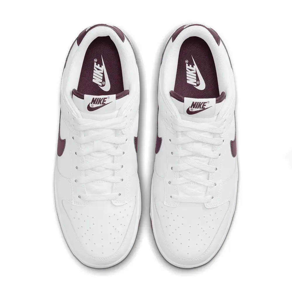 Dunk Low Retro White Night Maroon