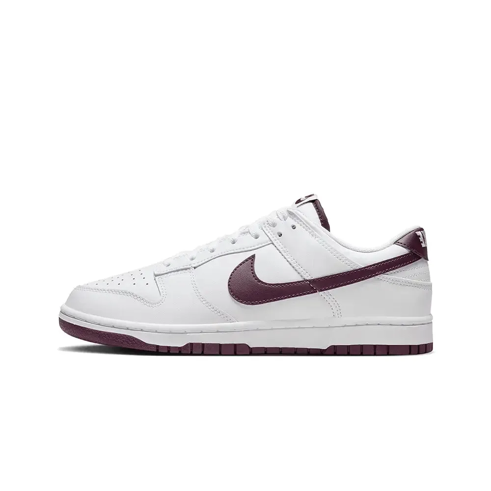Dunk Low Retro White Night Maroon