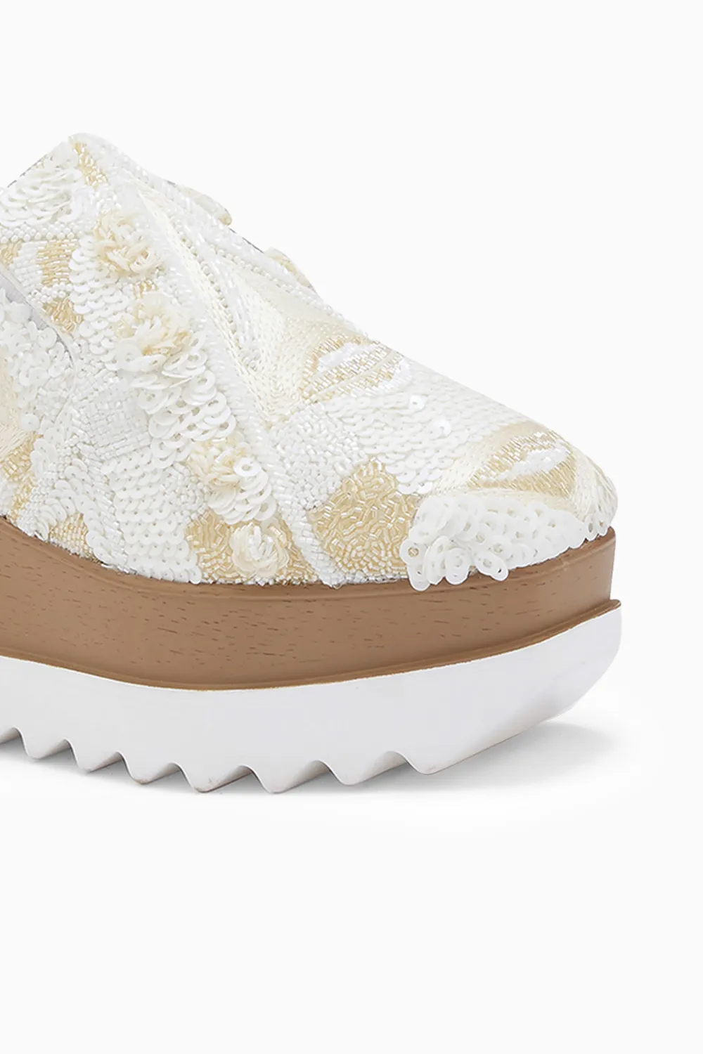 Enchanted Wedding Wedge Sneakers