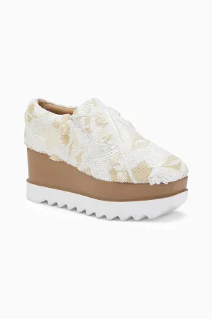 Enchanted Wedding Wedge Sneakers