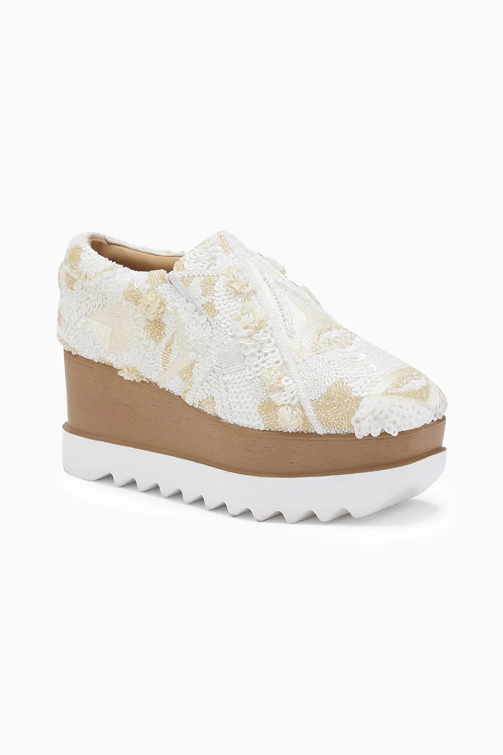 Enchanted Wedding Wedge Sneakers