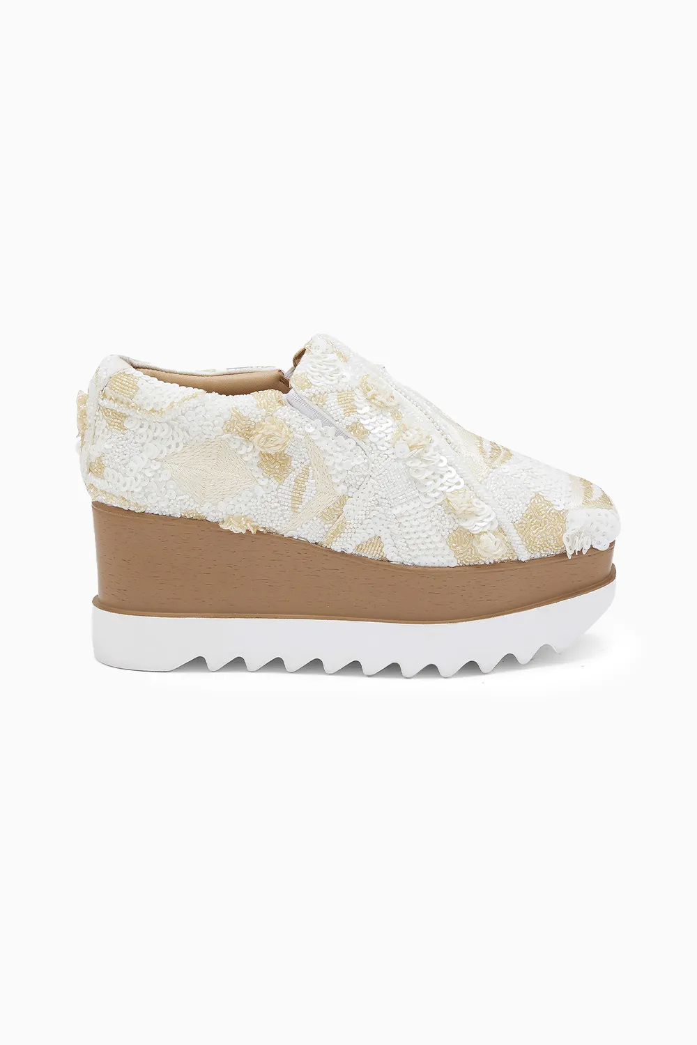 Enchanted Wedding Wedge Sneakers