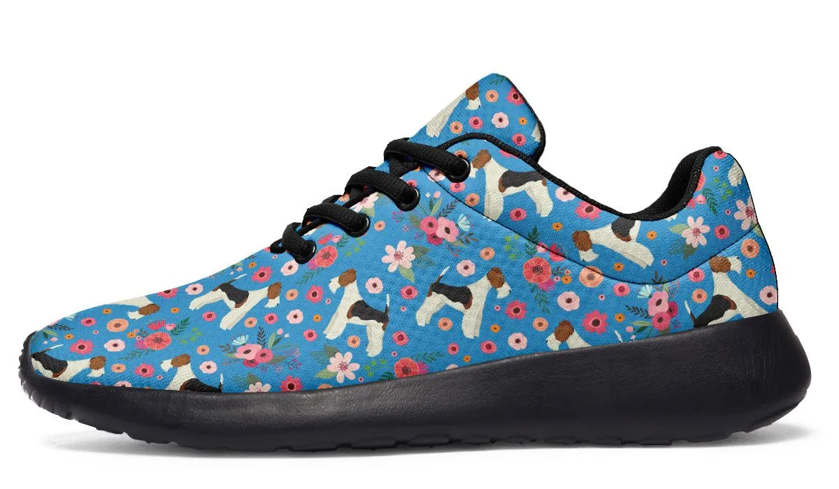 Fox Terrier Flower Sneakers