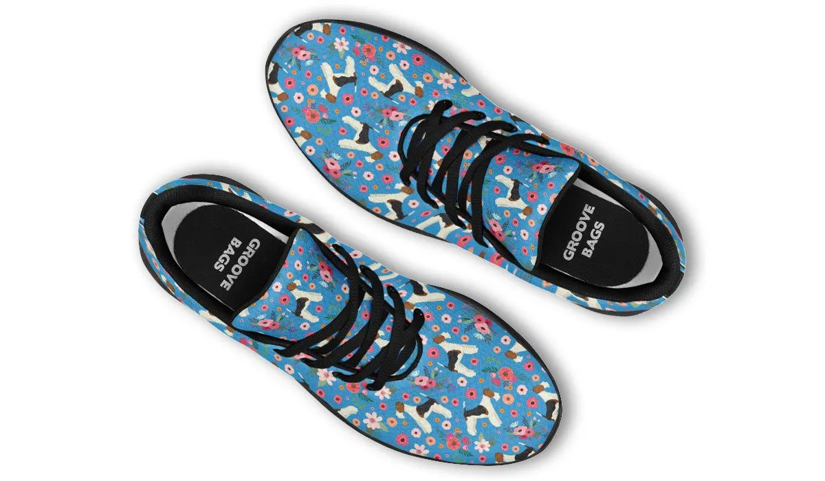 Fox Terrier Flower Sneakers