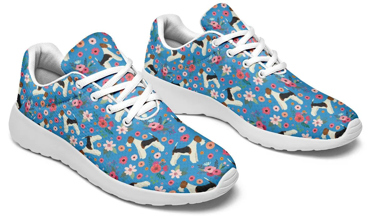 Fox Terrier Flower Sneakers