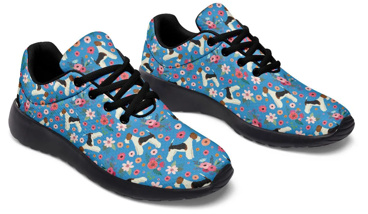 Fox Terrier Flower Sneakers