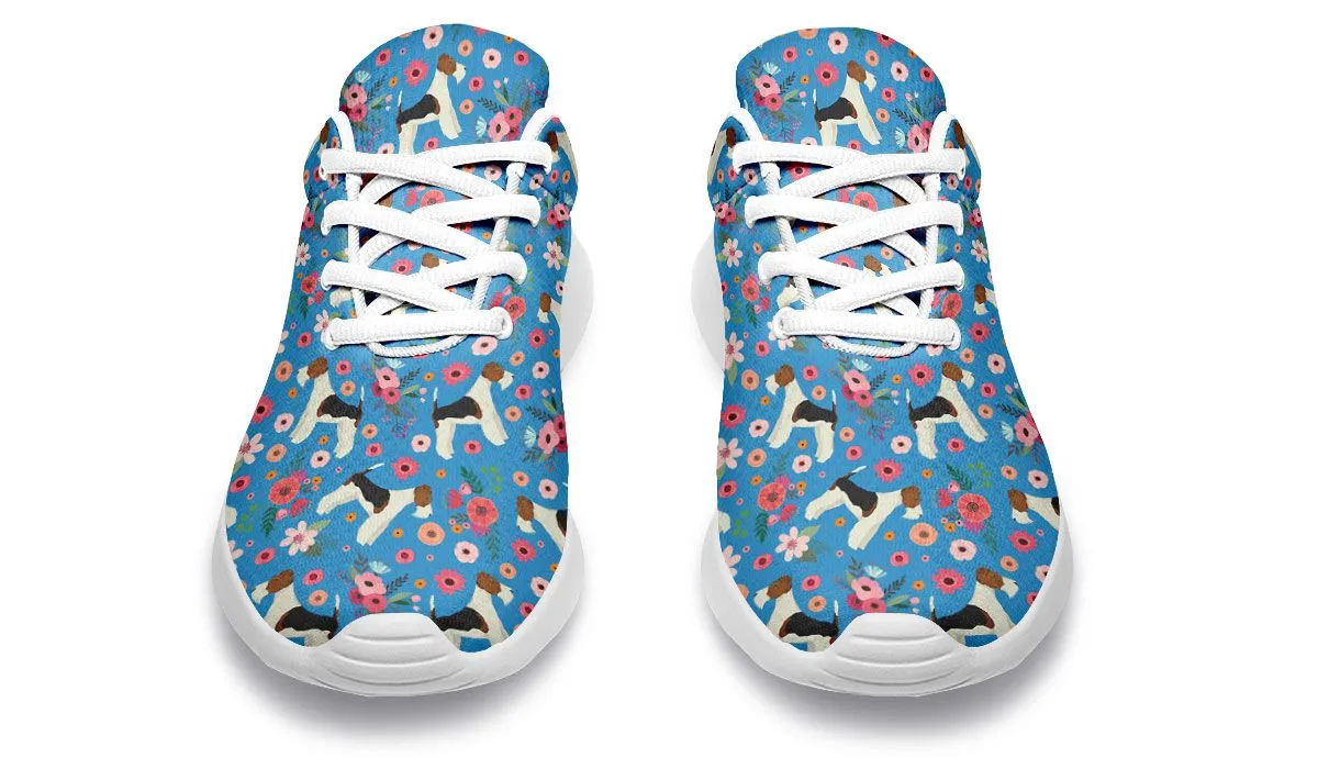 Fox Terrier Flower Sneakers