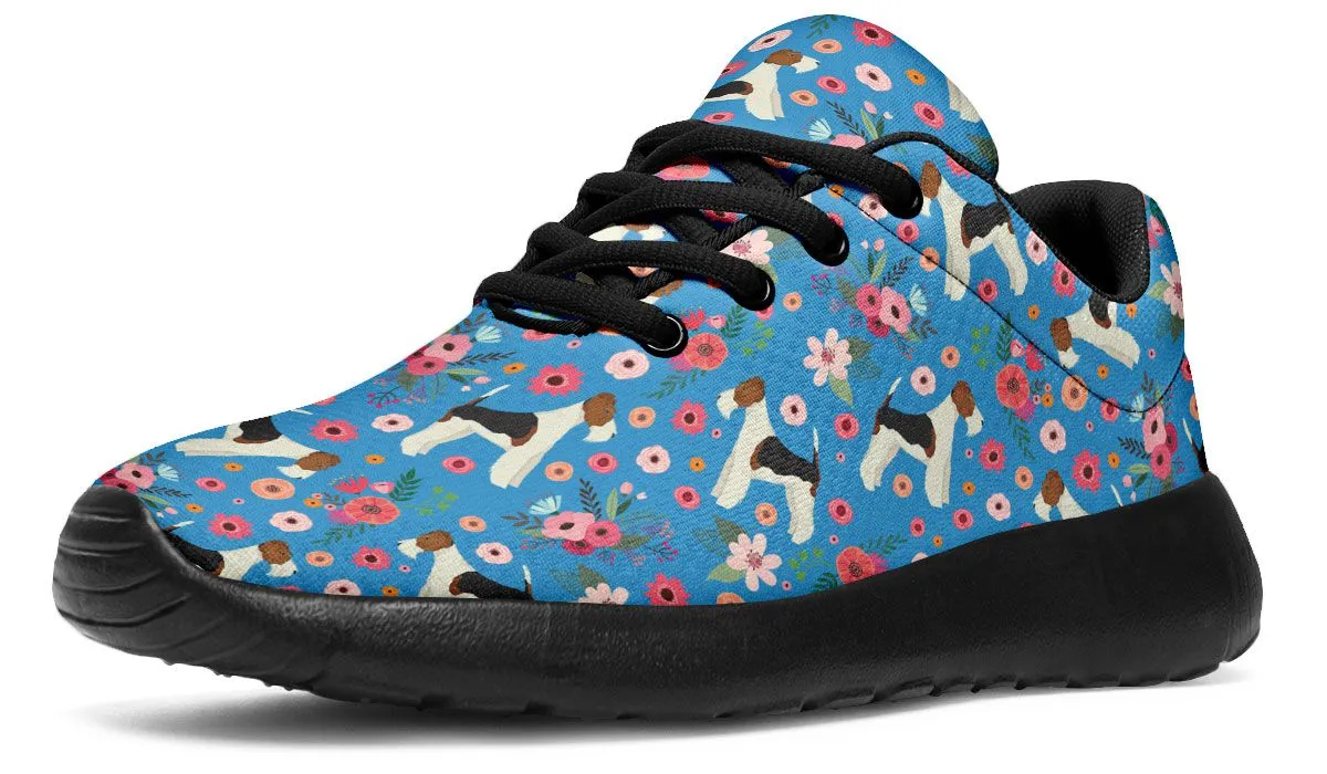 Fox Terrier Flower Sneakers