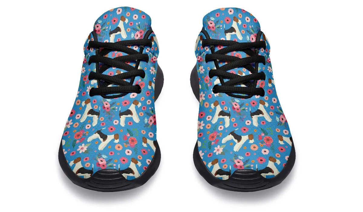 Fox Terrier Flower Sneakers